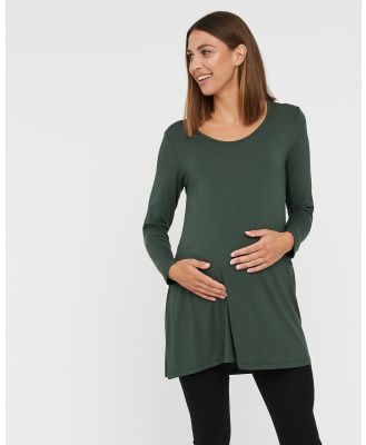 Bamboo Body - Leanne Tunic Top - Tops (Forest) Leanne Tunic Top