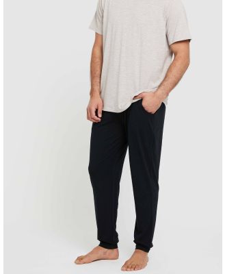 Bamboo Body - Men's Chill Pants - Sleepwear (Black) Men's Chill Pants