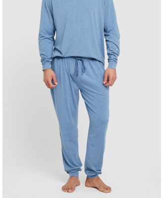 Bamboo Body - Men's Chill Pants - Sleepwear (Lake Blue) Men's Chill Pants