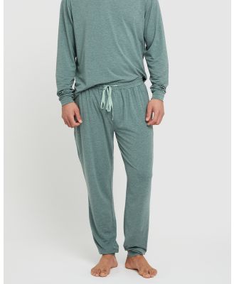 Bamboo Body - Men's Chill Pants - Sleepwear (Moss Green) Men's Chill Pants