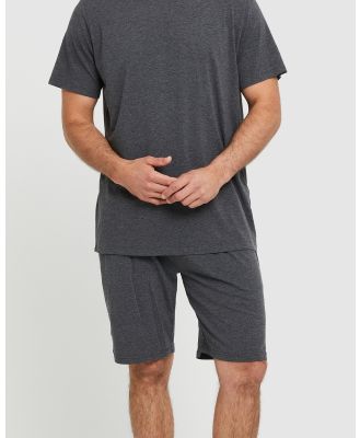 Bamboo Body - Men's Chill Shorts - Sleepwear (Charcoal) Men's Chill Shorts
