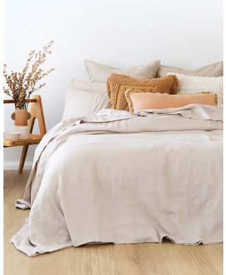 Bambury - Linen Quilt Cover Set - Home (Neutral) Linen Quilt Cover Set