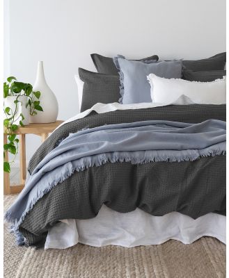 Bambury - Melville Quilt Cover Set - Home (Grey) Melville Quilt Cover Set