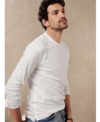 Banana Republic - Luxury Touch Performance T Shirt - T-Shirts & Singlets (WHITE) Luxury Touch Performance T-Shirt