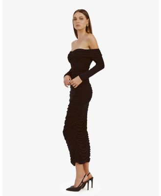 Bardot - Arkie Knit Maxi Dress - Bodycon Dresses (194006 BLACK) Arkie Knit Maxi Dress