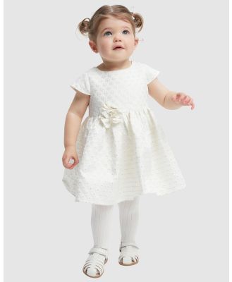 Bardot Junior - Amelia Flower Dress   Babies Kids - Clothing (Gold Ivory) Amelia Flower Dress - Babies-Kids