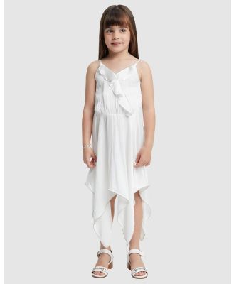 Bardot Junior - Divya Hanky Dress   Kids Teens - Dresses (Orchid White) Divya Hanky Dress - Kids-Teens