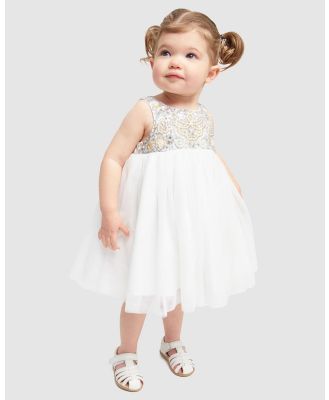 Bardot Junior - Philomena Tulle Dress   Babies - Dresses (Orchid White) Philomena Tulle Dress - Babies