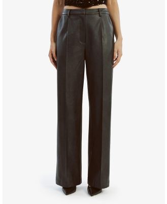 Bardot - Sedona Vegan Leather Pant - Shorts (194006 BLACK) Sedona Vegan Leather Pant