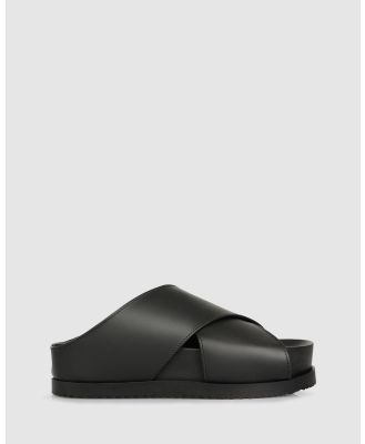 Beau Coops - Flora Slides - Casual Shoes (BLACK-900) Flora Slides