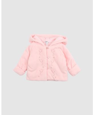 Bebe by Minihaha - Ciara Velour Jacket   Babies - Coats & Jackets (Fairy Pink) Ciara Velour Jacket - Babies