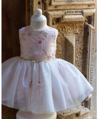 Bebe by Minihaha - Embroidered Tutu Dress   Babies - Bloomers (Pale Pink) Embroidered Tutu Dress - Babies
