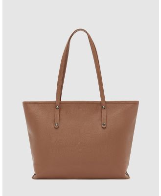 BEE - The Iris Tote Bag - Handbags (Tan) The Iris Tote Bag