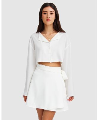 Belle & Bloom - Before You Go Skirt Set - Dresses (White) Before You Go Skirt Set