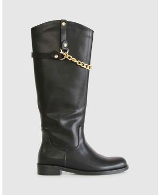 Belle & Bloom - High Standard Riding Boot - Boots (Black) High Standard Riding Boot