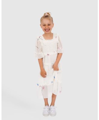 Belle & Bloom - La Fille Tiered Dress - Dresses (White) La Fille Tiered Dress