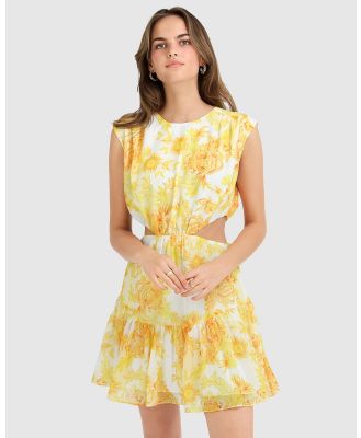 Belle & Bloom - Lovesick Mini Dress - Printed Dresses (Yellow Print) Lovesick Mini Dress
