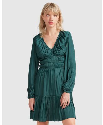 Belle & Bloom - Serendipity Long Sleeve Dress - Dresses (Dark Green) Serendipity Long Sleeve Dress