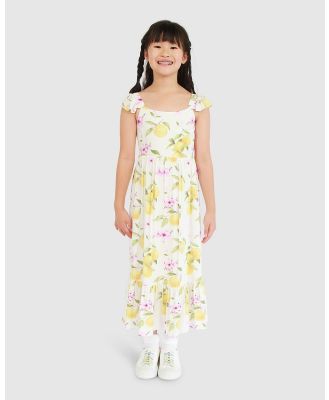 Belle & Bloom - Sunset Sakura Maxi Dress - Dresses (Sakura Orchard) Sunset Sakura Maxi Dress