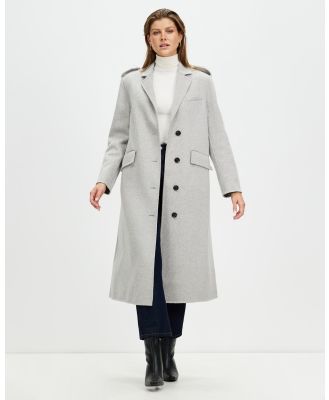 Belle & Bloom - Tainted Love Longline Coat - Coats & Jackets (Grey Marle) Tainted Love Longline Coat