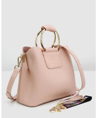 Belle & Bloom - Twilight Leather Cross Body Bag - Bags (Pink) Twilight Leather Cross-Body Bag