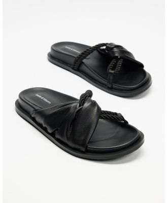 Belle & Bloom - Whitehaven Slides - Sandals (Black) Whitehaven Slides