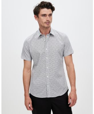 Ben Sherman - Geo Tile Print Shirt - Shirts & Polos (Print Indigo) Geo Tile Print Shirt