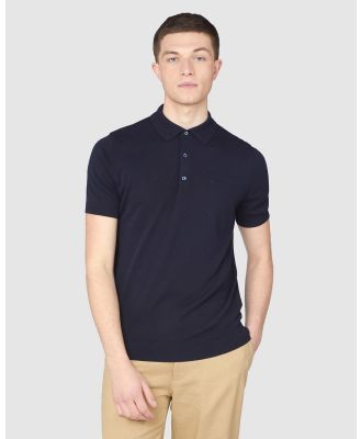 Ben Sherman - Short Sleeve Signature Knitted Polo - Shirts & Polos (Dark Navy) Short Sleeve Signature Knitted Polo