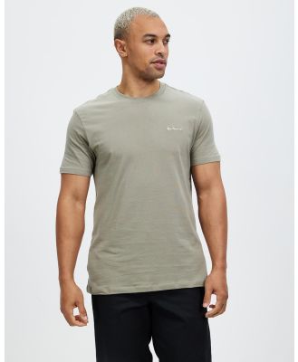 Ben Sherman - Signature Chest Embroidery Tee - T-Shirts & Singlets (Litchen Green) Signature Chest Embroidery Tee