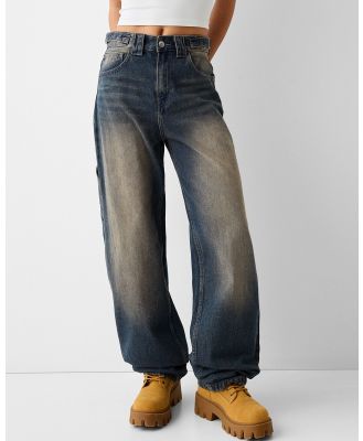 Bershka - Baggy Carpenter Jeans - Jeans (Washed out blue) Baggy Carpenter Jeans