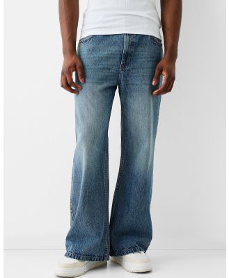 Bershka - Baggy Flared Jeans - Jeans (Washed out blue) Baggy Flared Jeans