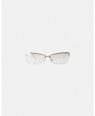 Bershka - Sunglasses - Sunglasses (Silver) Sunglasses