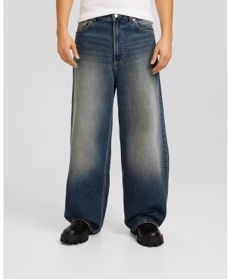 Bershka - Super Baggy Jeans - Jeans (Washed out blue) Super Baggy Jeans