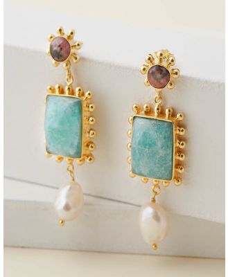 Bianc - Abigail Earrings - Jewellery (Gold Plated Brass) Abigail Earrings