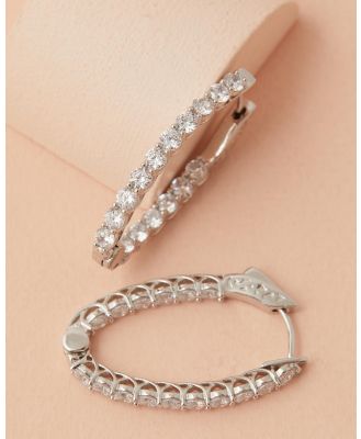 Bianc - Large Halo Earrings - Jewellery (Silver) Large Halo Earrings