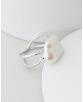 Bianc - Reef Ring - Jewellery (Rhodium Plated Sterling Silver & Freshwater Pearls) Reef Ring