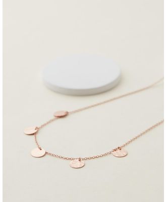 Bianc - Scattered Jingle Necklace - Jewellery (Rose Gold) Scattered Jingle Necklace