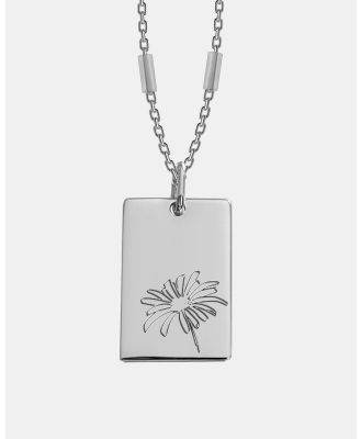 BIANKO - April (Daisy) Birth Flower Necklace - Jewellery (Silver) April (Daisy) Birth Flower Necklace