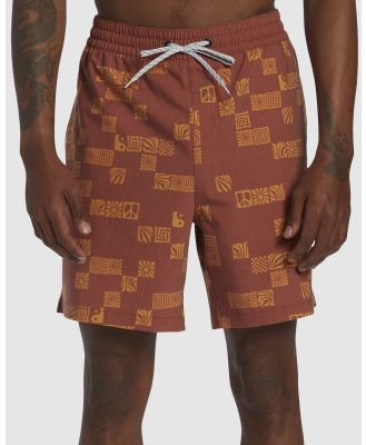 Billabong - Good Times   Layback Board Shorts 16 For Men - Swimwear (RUST) Good Times   Layback Board Shorts 16 For Men