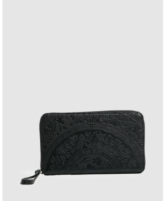 Billabong - Hibiscus   Travel Wallet For Women - Wallets (BLACK) Hibiscus   Travel Wallet For Women