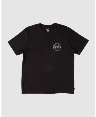 Billabong - Rotor Diamond   T Shirt For Boys 8 16 - T-Shirts & Singlets (BLACK) Rotor Diamond   T Shirt For Boys 8 16