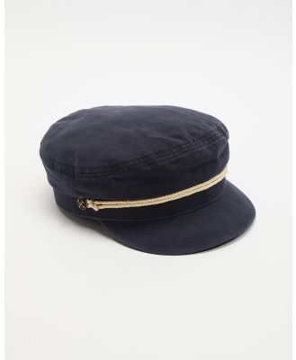 Billy Bones Club - The Barrier   Vintage Wash Captain Hat - Headwear (Navy) The Barrier - Vintage Wash Captain Hat