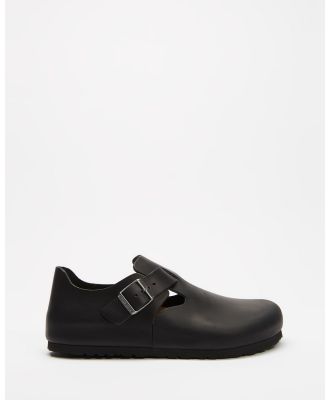 Birkenstock - London Regular   Unisex - Casual Shoes (Oiled Black Leather) London Regular - Unisex