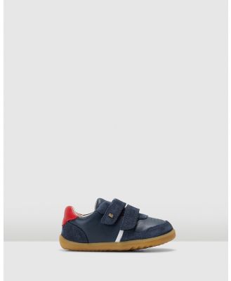 Bobux - Step Up Riley - Flats (Navy/Red) Step Up Riley