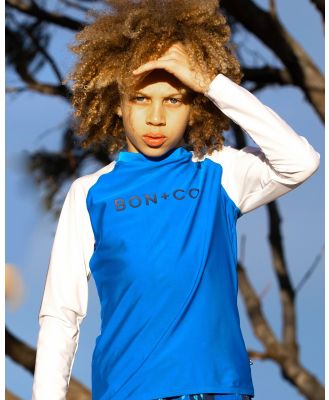 Bon + Co - Royal Blue Long Sleeve Rashie - Swimwear (Blue) Royal Blue Long Sleeve Rashie
