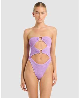 Bond-Eye Swimwear - Lana One Piece - Swimwear (Lilac Shimmer) Lana One Piece
