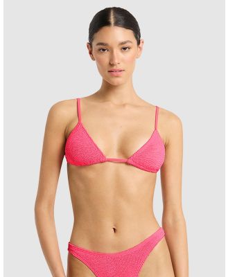 Bond-Eye Swimwear - Luana Triangle Bikini Top - Bikini Tops (Neon Azalea Recycled) Luana Triangle Bikini Top