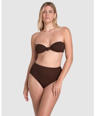 Bond-Eye Swimwear - Sahara Bandeau - Bikini Tops (Brown) Sahara Bandeau