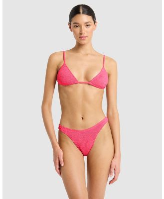 Bond-Eye Swimwear - Sinner Briefs - Bikini Bottoms (Neon Azalea Recycled) Sinner Briefs