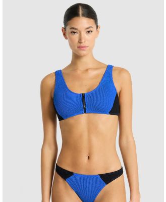 Bond-Eye Swimwear - Splice Scout Crop - Bikini Tops (Cobalt / Black) Splice Scout Crop
